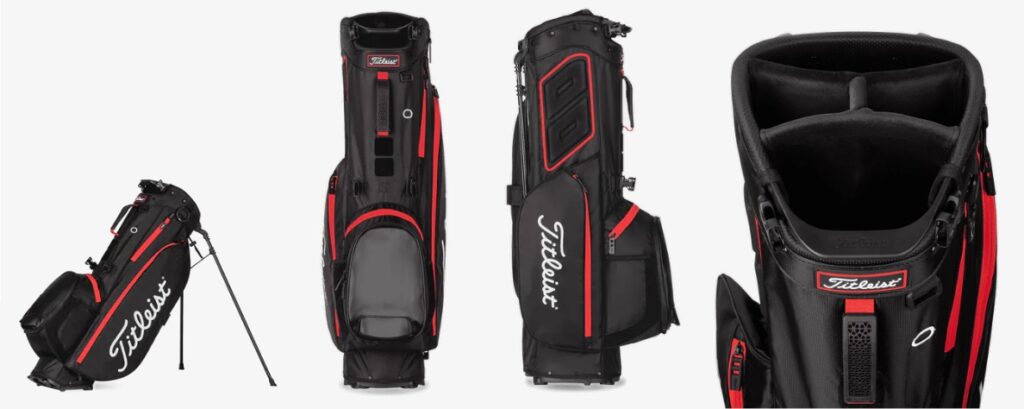 zwarte golftas titleist